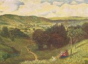 Hans Thoma Offenes Tal oil painting
